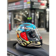 Ls2 Rapid 2 Neo Mavi-Mor Full Face Motosiklet Kask