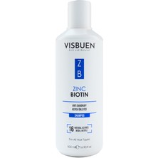 Visbuen Çinko Biotin 16 Doğal Aktifli Kepek Önleyici Bakım Şampuanı