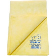 Polikur 3210 Filli Mikrofiber Güderi Büyük Boy Süper Lüx Oto Kurulama Bezi 54X68 Cm (3 Adet)