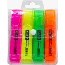 Fatih Highlighter Fosforlu Kalem 4'lü