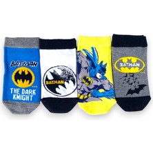 Çimpa Disney Lisanslı Batman Patik Çorap 4 Lü Paket