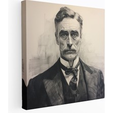 Painted Anarchy Klasik Beyefendi Duvar Dekorasyonu - Klasik, Kanvas Tablo, Ev Dekorasyonu, Duvar Sanatı, 30X30