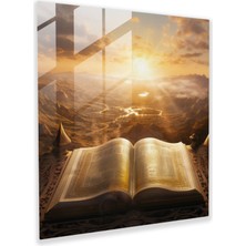 Painted Anarchy Dini Tasvir Cam Baskı - Büyüleyici Gündoğumu - Dini Tasvir, Cam Baskı, Cam Duvar Sanatı, Dini Tasvir, 30x30