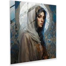 Painted Anarchy Dini Tasvir Cam Panel Sanatı - Çağdaş İslami Edisyon - Dini Tasvir, Çağdaş İslam Sanatı, Cam Panel, Dini Tasvir, 40x40