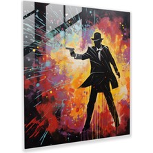 Painted Anarchy Goodfellas Cam Baskı - Goodfellas, Ev Dekorasyonu, Cam Baskı, Cam Sanatı, 30X30