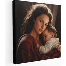 Painted Anarchy Doğan Duvar Sanatı - Doğan, Kanvas Tablo, Gerçekçi Resim, Portre, 30X30