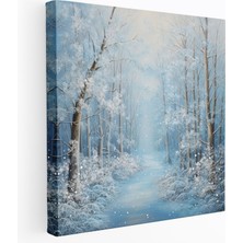 Painted Anarchy Parıltılı Kış Harikalar Diyarı Kanvas Tablo - Parıltılı, Don, Kış Harikalar Diyarı, Parıltılı, 30X30