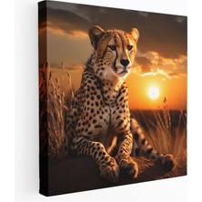 Painted Anarchy Çita Kanvas Tablo - Gerçekçi Çita Duvar Tablosu - Çita, Gerçekçi Çita Duvar Tablosu, Çita Kanvas Tablo, Kanvas Tablo, 100X100