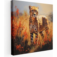 Painted Anarchy Çita Duvar Tablosu - Çita, Çita, Kanvas Tablo, Duvar Tablosu, 30X30