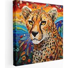 Painted Anarchy Çita Duvar Dekorasyonu - Çita, Duvar Dekorasyonu, Ev Dekorasyonu, Duvar Sanatı, 30X30