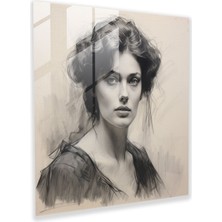 Painted Anarchy Esrarengiz Güzellik Cam Baskı - Klasik, Esrarengiz Güzellik Cam Baskı, Cam Baskı, Cam Sanatı, 30X30