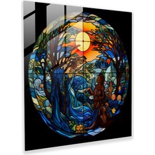 Painted Anarchy Born Vitray Sanatı Cam Baskı - Born, Cam Sanatı, Vitray Sanatı, Doğa, 30X30