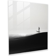 Painted Anarchy Cool Surfing Vibes Cam Baskı - Harika, Siyah Beyaz Fotoğraf, Modern Sanat, Macera, 30X30