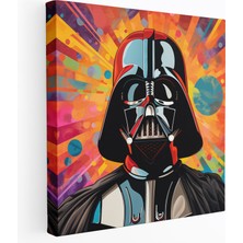 Painted Anarchy Darth Vader Duvar Sanatı - Darth Vader, Çizgi Roman, Duvar Dekorasyonu, Duvar Sanatı, 30X30