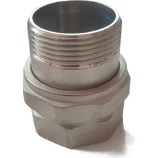 Kalde 1 1/2" DN40 Krom Dişli Düz Rakor (Dişi/erkek) - Threaded Union Straight (F/m)