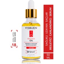 Visbuen Hint Yağı 18 Doğal Aktifli Hızlı Saç Uzatma ve Besleyici Etkili Serum