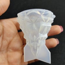 Hobizubi Kristal Taş Reçine Epoksi, Sabun ve Mum Kalıbı 6 x 4 cm -Kod:84