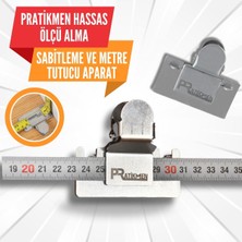 Pratikmen Hassas Ölçü Alma Sabitleme ve Metre Tutucu Aparat (5 Metre ile Birlikte)