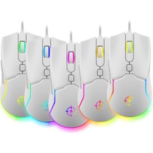 North Air White Beyaz Rgb 7.200 Dpı Profesyonel Gaming Oyuncu Mouse