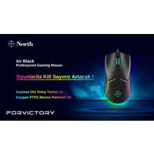 North Air Rgb 7.200 Dpı 7 Tuş Profesyonel Gaming Oyuncu Mouse