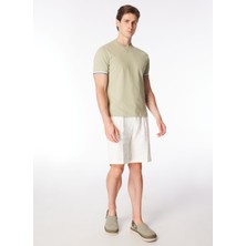 Sseinse Bisiklet Yaka Düz Su Yeşili Erkek T-Shirt TE2675SS T-Shirtsu Yeşili