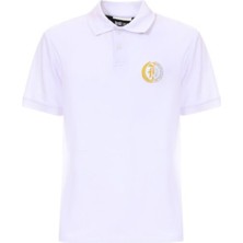 Just Cavalli Beyaz Erkek Polo T-Shirt 76OAGG19