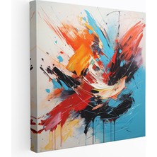 Painted Anarchy Uyuşturucu Soyut Kanvas Tablo - Uyuşturucu, Kanvas, Dinamik, Uyuşturucu, 30 x 30 cm