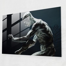 Painted Anarchy Michelangelo Modern Sanat - Michelangelo, Ev Dekorasyonu, Cam Sanatı, Modern Sanat, 45 x 30 cm