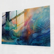 Painted Anarchy Metafizik Resim Cam Baskı - Metafizik Resim, Duvar Dekorasyonu, Cam Duvar Sanatı, Ev Dekorasyonu, 45 x 30 cm