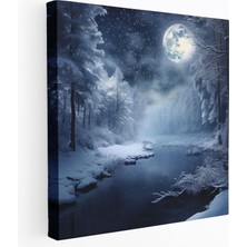 Painted Anarchy Noel Kış Harikalar Diyarı Kanvas Tablo - Noel, Duvar Dekorasyonu, Kanvas Tablo, Duvar Sanatı, 30X30