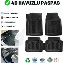 Rptech Audi A3 2019 3/n S1 Model F1 Model 4d  Havuzlu Siyah Paspas