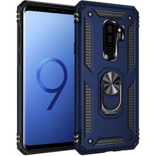 Samsung Galaxy S9 Plus Çift Katmanlı ve Yüzüklü Tam Koruma Vega Premium Kılıf