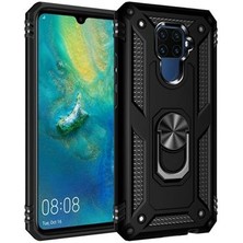 Huawei Mate 30 Lite Çift Katmanlı ve Yüzüklü Tam Koruma Vega Premium Kılıf