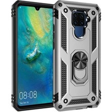 Huawei Mate 30 Lite Çift Katmanlı ve Yüzüklü Tam Koruma Vega Premium Kılıf