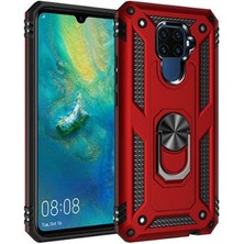 Huawei Mate 30 Lite Çift Katmanlı ve Yüzüklü Tam Koruma Vega Premium Kılıf