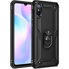 Redmi 9A Çift Katmanlı ve Yüzüklü Tam Koruma Vega Premium Kılıf