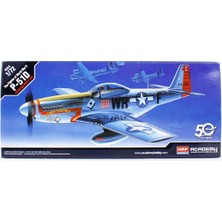 Academy 12485 1/72 Ölçek, P-51D Mustang Savaş Uçağı, Plastik Model Kiti