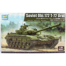 Trumpeter 09601 1/35 Ölçek Sovyet OBJ.172 T-72 Ural, Ana Muharebe Tankı, Plastik Model Kiti