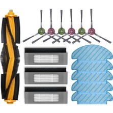 Ecovacs Deebot Ozmo 920 950 T8 T9 Yeedi 2 Hibrit Vac Hepa Filtre Ana Yan Fırça Paspas Yedek Parçalar (Yurt Dışından)