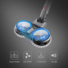 Qcuiil Dyson V7 V8 V10 V11 Elektrikli Süpürgeler Için Elektrikli Paspas Kafası Aparatı, Çıkarılabilir Su Deposu Paspas Kafası Paspas Pedleri Dahil (Yurt Dışından)