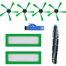 Yedek Parçalar Ana Fırça Yan Fırçalar Filtreler Vorwerk Kobold VR200 VR300 Robotlu Süpürge Aksesuarları (Yurt Dışından)