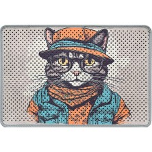 MatGo Pati Kedi Kumu Matı Çift Katlı Sıvı Geçirmez Kaymaz Elekli Yıkanabilir Kedi Tuvaleti Paspası 40X60cm