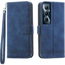 Manyi Mall Realme C65 Manyetik Kapatma Nakit Cep Bileklik Kartı Için Flip Case (Yurt Dışından)