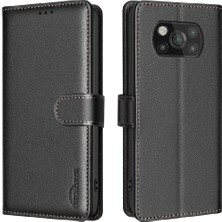 Manyi Mall Xiaomi Poco X3 Nfc Cüzdan Manyetik Kart Tutucu Kickstand Pu Için Flip Case (Yurt Dışından)