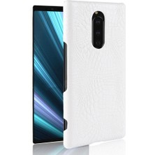 Manyi Mall Sony Xperia 1 Koruyucu Kapak Klasik Timsah Için Şık Klasik Kılıf (Yurt Dışından)