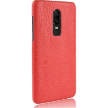 Manyi Mall Oneplus 6 Klasik Timsah Moda Uyumluluğu Için Şık Klasik Kılıf (Yurt Dışından)