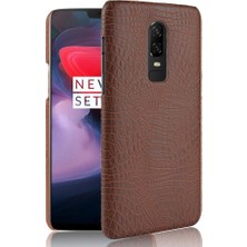 Manyi Mall Oneplus 6 Klasik Timsah Moda Uyumluluğu Için Şık Klasik Kılıf (Yurt Dışından)