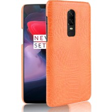 Manyi Mall Oneplus 6 Klasik Timsah Moda Uyumluluğu Için Şık Klasik Kılıf (Yurt Dışından)