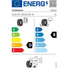 Starmaxx 215/35 R19 85W Reinf. Ultra Sport St760 Oto Yaz Lastiği (Üretim Yılı: 2024)
