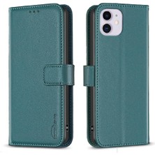 YH Mall IPhone 12 Için Flip Case Çoklu Kart Yuvası Çok Renkli Iş Cüzdan Kılıf (Yurt Dışından)